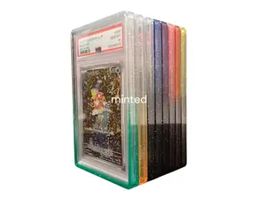 MintedGuard for Standard PSA Graded Cards (Flux Series) TPU Flexible Impact Protection Precision Molded Fit Scratch Edge Defense Slim Lightweight Design Graded Card Holder Graded Guard Bumper Guard Jewel