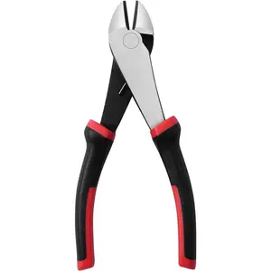7-inch Wire Cutters, Spring-loaded Side Cutters Dikes, Ultra Tough and Durable Diagonal Cutting Pliers in CRV Steel, Heavy Duty Cutting Pliers for Electrical, Artificial Flowers and Homes