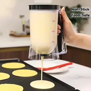 Non-stick Cupcake and Pancake Batter Dispenser, Ergonomically Designed, Space-saving Baking Kitchen Tool, Durable Material, Easy to Clean
