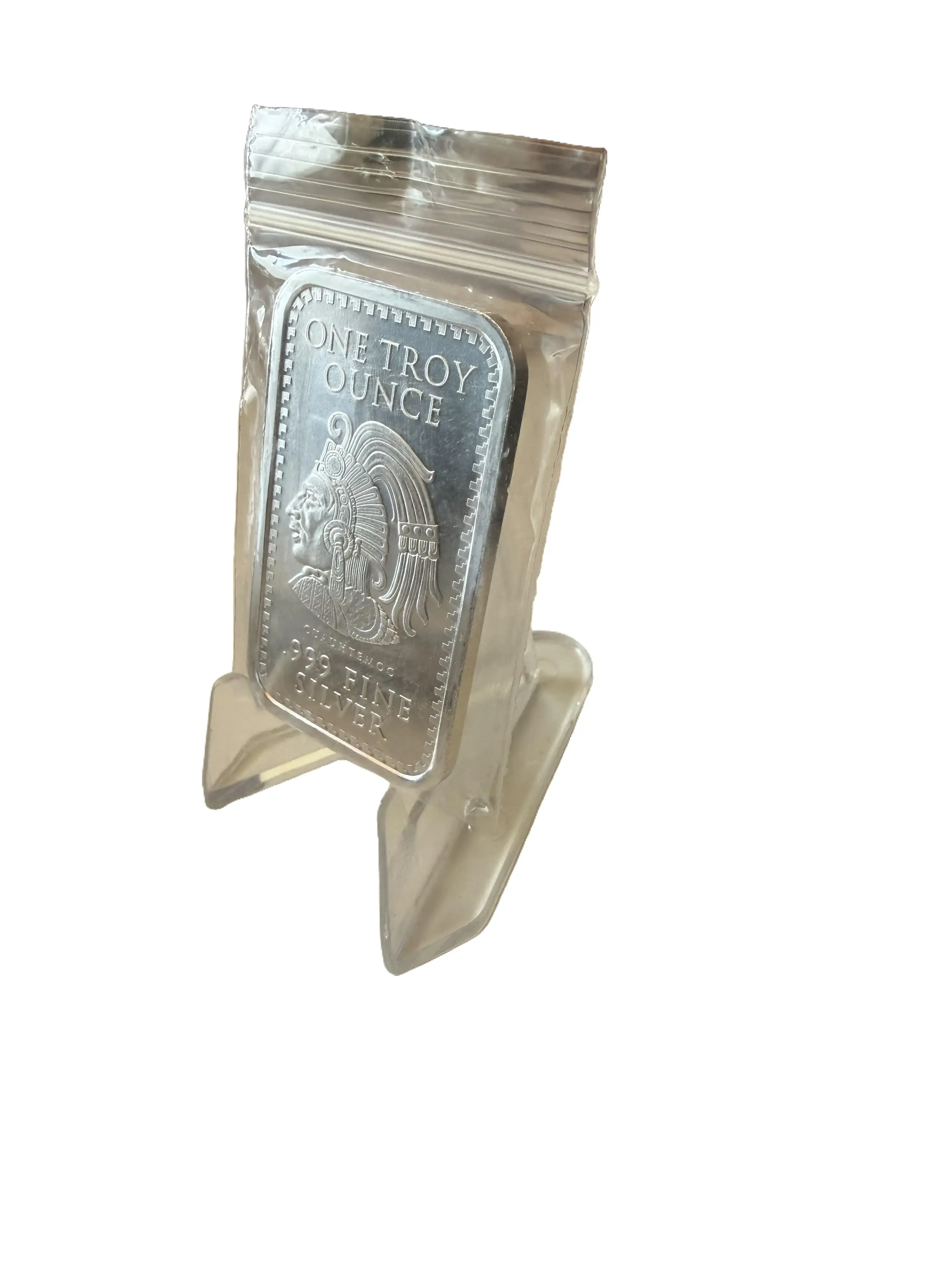 (5 pieces of a set)Clear Acrylic Mini Display Stand Easel – Coin, Bar & Collectible Holder for Showcase & Shelf Display