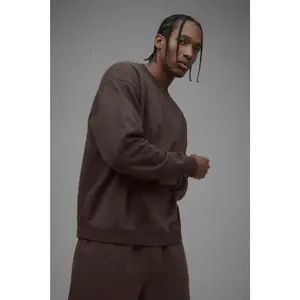 410 Oversized Crewneck - Brown