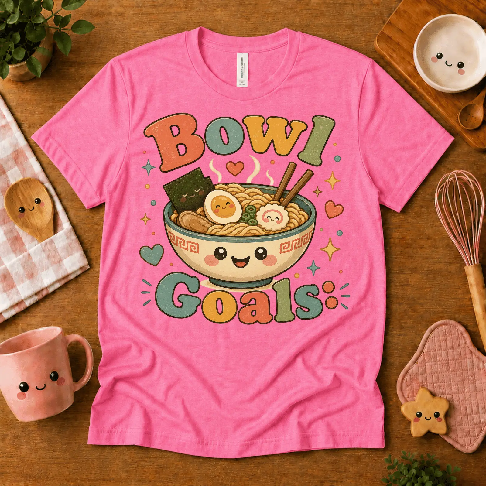 Bowl Goals | Cute Food Graphic T-Shirt