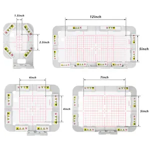 Sew Tech SA44*MK Magnetic Embroidery Hoop (Long-bar Magnets) for Brother PE700 PE770 PE800 PE900 SE1900 SE2000,Galaxie 2000/2100/6500,Innovis NV2700 Innovis NV880E,Babylock Ellure Family Ellure Plus,Metal Magnetic Embroidery Machine Sash Frames