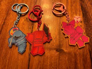 Roblox Forsaken C00lkidd Bluudude Pr3typriincess Acrylic Keychain,  Perfect Gift for Fans & Collectors