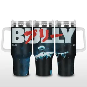 K. W Bully New Album 2026 v3 Stainess Steel Tumbler, The K. W Tumbler , Vintage Music Merch Tumbler, Retro 90s Rap Style, New Album Gift For Fans