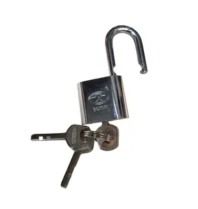 FixtureDisplays® Security Padlock for Lockers, Gates, Sheds, Lockers, Bikes, Tool Box, Containers, Doors 18332-1PK No Master Key