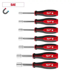 Milwaukee 48-22-2547 7pc SAE HollowCore™ Magnetic Nut Driver Set