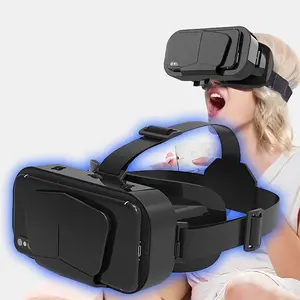 1pc Adjustable 3D Wearable VR Device, HD Large Screen, No Power Needed, Comfortable Nose Pad, Secure Strap - Ideal for Home Entertainment, Holiday & Birthday Gifts, Devices