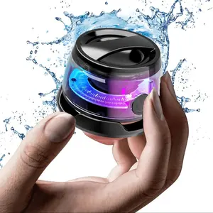 Portable Wireless Speaker, Magnetic Mini Wireless Speaker, Rechargeable Bluetooth-compatible Speaker, Stereo Sound Speaker for Outdoor Cycling & Gaming, Audio
