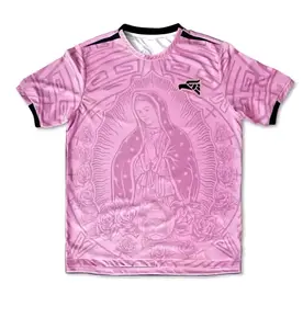 2026 Mexico Guadalupe Pink/White/MintColorSoccer Jersey,Unisex Soccer Jersey ForCoupleMatching, Vintage Streetwear SoccerJersey,Perfect Gifts, Sports Top, Gym AthleticClothes