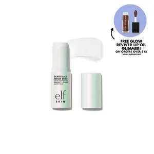 e.l.f. Glass Slick Serum Stick - Peptide Blend for Plump & Smooth Skin - Watery Balm Formula for Glassy Finish