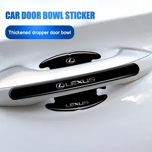 Lexus Car Door Handle Protector Sticker Set, Anti-Collision Decoration for Gc Gs Lc Ls Nx RC Rx Ux Models, Durable & Stylish Design