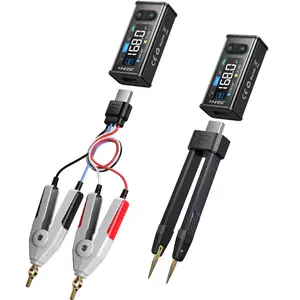 FNIRSI LCR-ST2 2-in-1 Digital Tweezer Bridge LCR ESR Meter SMD Test Kelvin Clip Electronic Component Multifunctional Tester Tool