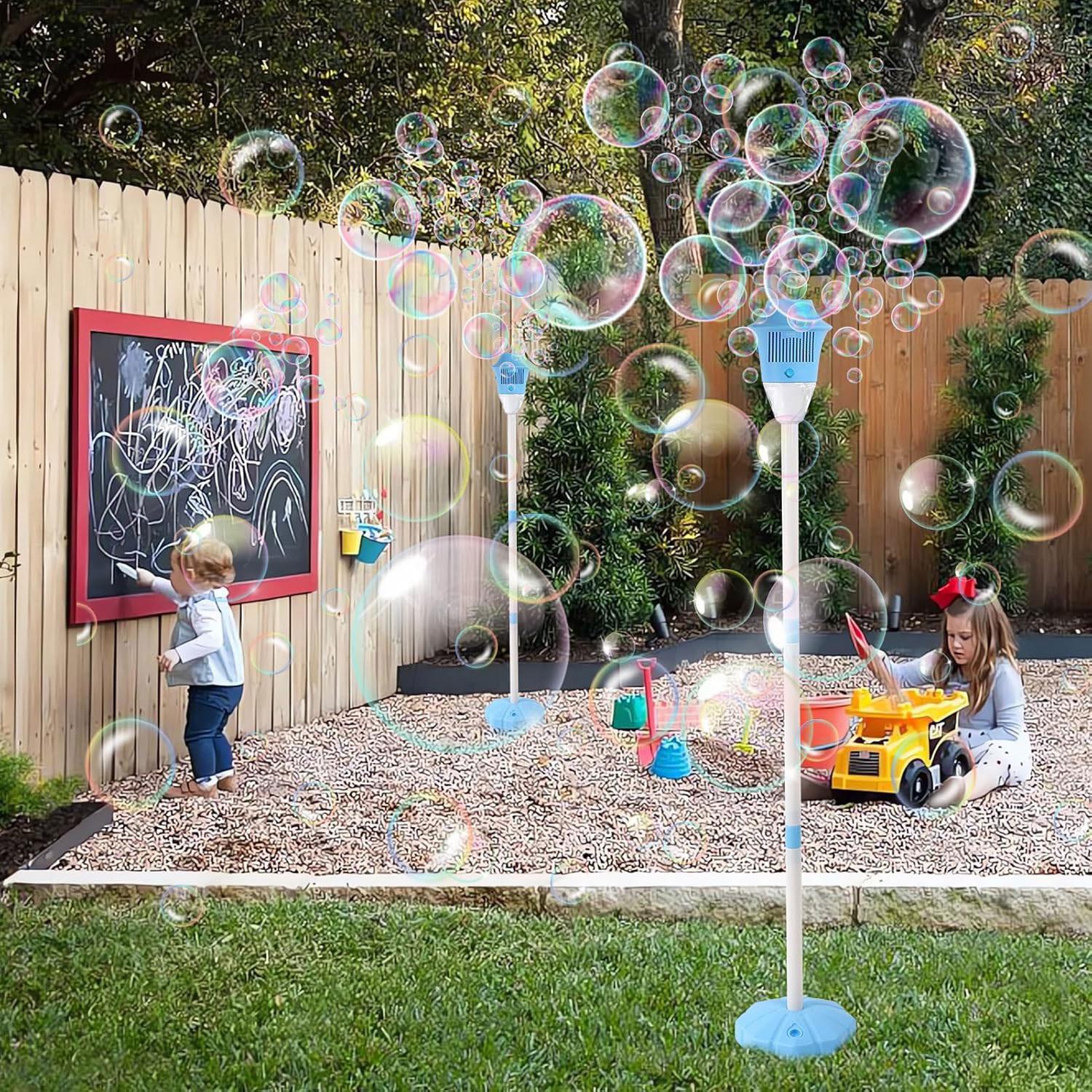 Automatic bubble blowing machine, adjustable height bracket, automatic bubble blowing machine, gifts for boys and girls, Christmas gifts, adult birthday wedding party outdoor toys