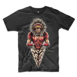 Kansas City Football Arrowhead Men's T-Shirt
