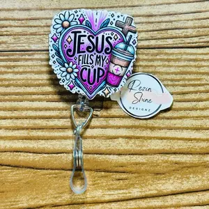 Jesus Fills My Cup Badge Reel