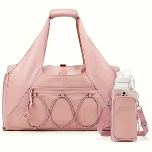 Gym Bag for Women, Lightweight Duffel with Shoe Compartment, Weekender with Wet Pocket, Workout Yoga Tote, Sport Yoga Bag, Workout Sport Bags