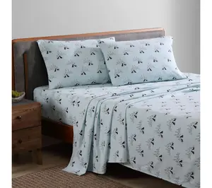 Eddie Bauer Dog Friends Blue C otton Twin Shee t Set