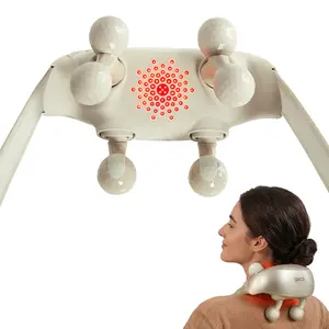 SKG Neck Massager with Heat – Deep Tissue Shiatsu, Cordless & Portable, Pain Relief for Neck & Shoulders – The Perfect Gift H7 Ultra