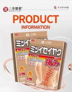 DRMITSUI Thermal Patches 6 Patches/Bag Hot Compress Infrared Heat Pad for Pain Relief