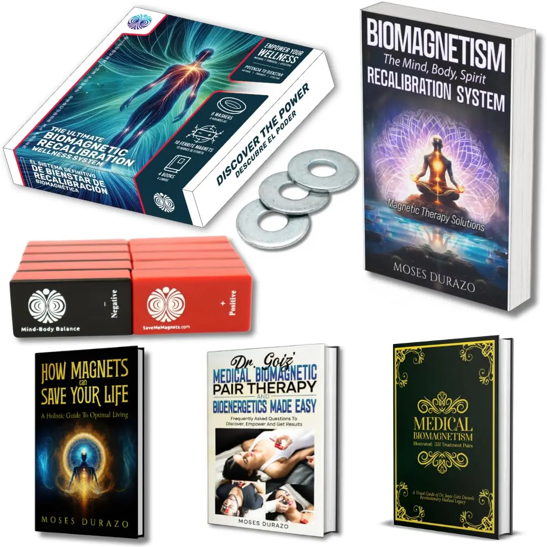 SaveMeMagnets - Biomagnetism Wellness Kit | 10 Therapeutic-Grade Magnets & 4 Illustrated Guides | DIY Magnet Self-Care for Wellness & Balance | Magnetic Tools for Energy, Alignment & Recalibration