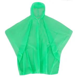 CTM Adult Reusable Waterproof Long Rain Poncho