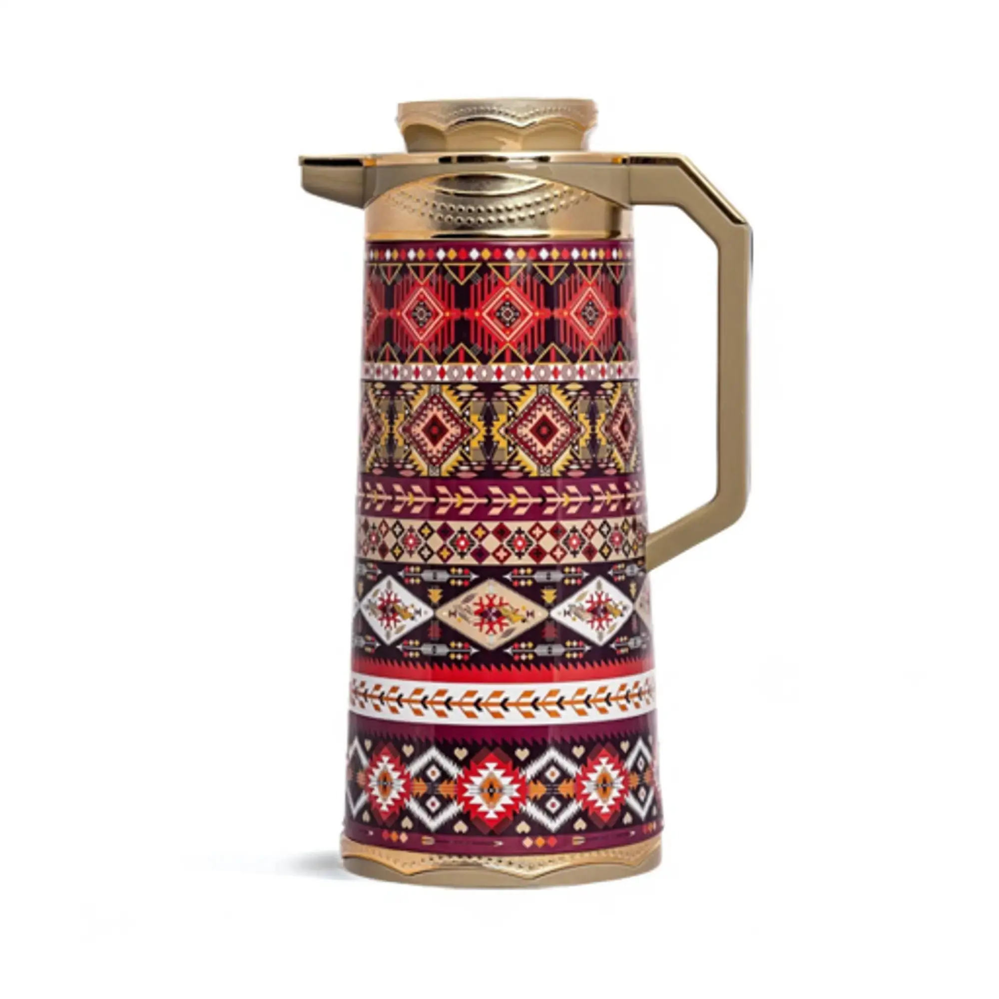 SAFURA Stainless Steel Thermal Insulation Coffee Flask with Airtight Lid - Sturdy, Wide-Mouth, Portable Drink Container for Pouring Hot Beverages & Iced Tea