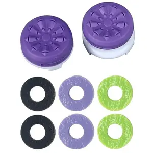 Game controllers suitable for PS4/PS5,Xbox One and Xbox Series X controllers, 2, 1 high-level, 1 mid-level, black rubber controllers, improve the accuracy of player controller aiming and triggering control controllers