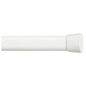 212 MAIN KN617 Adjustable Curtain Rod - 36-60 in White Tension Rod for Baby & Maternity Room Decoration, Adjustable Curtain Rods