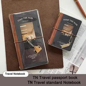 TN Passport Book Travel Notebook High Quality Diary Journal Notebook American Retro Business Office School Meeting Notepad