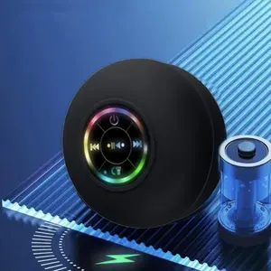 Mini Bluetooth Shower Speaker,Portable Bluetooth-compatible Speaker for Beach, Shower & HomeMini Portable Wireless Speaker.ortable Wireless Speaker with Suction Cup.Pairs Easily to Phones, Tablets, Computer.Gift for Men & Women.