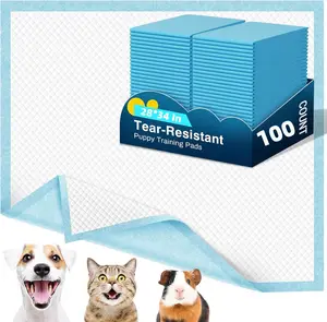 100-Pack X-Large Puppy Training Mats (34" x 28") - Ultra Absorbent, Leak-Proof Dog Pee Pads for Fast Potty Training