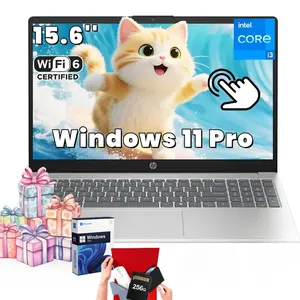 2025 HP 15.6" Touch Laptop, Intel i3-1315U Up to 4.5GHz, Win 11 Pro, Copilot,up to 32GB RAM, 512GB SSD, Bundle Accessory,Suit for Business&Student