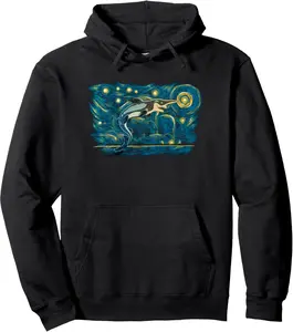 Retro Vintage Style Goblin Shark Pullover Hoodie
