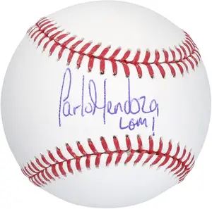 Carlos Mendoza New York Mets Autographed Baseball with "LGM!" Inscription - Fanatics Authentic Certified