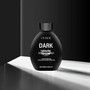 100ml Dark Tanning Lotion, Moisturizing & Non-sticky Tanning Lotion, Lightweight Refreshing Body Tanning Products for Women, Self Tanner Lotion, Tanning Moisturizer