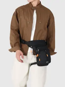 Men's Multi-Pocket Functional Chest Bag, Waterproof Crossbody Waist Pack, Ideal for Daily Use and Outdoor Activities, Casual Carry-On Backpack