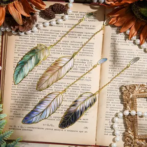 Four Metal Bookmarks with Tassels High-End Design Perfect for Readers Teachers Students and Book Lovers Ideal Birthday Gifts Book Accessories for Home Office School
