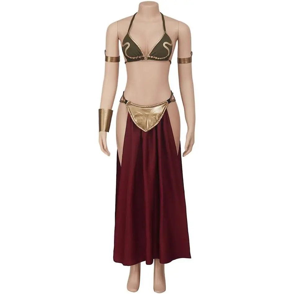Women's Sexy Princess Slave Costume Leia Slave Cosplay Outfit