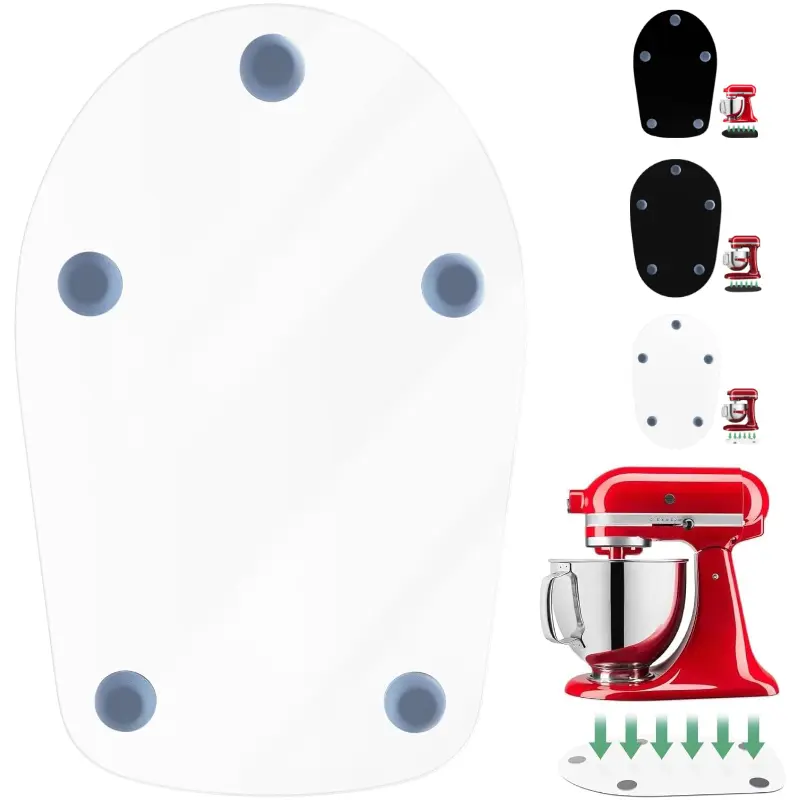 Mixer Slider Mat for KitchenAid 4.5 QT Tilt Head Stand Mixer, Sliding Tray Slider Pad for Kitchen Aid 4.5 Qt Stand Mixers Accessories, Clear