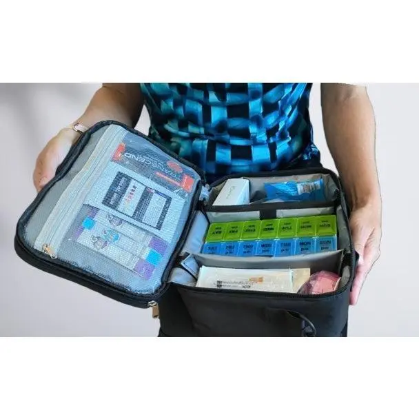 Prevent-A-Pak Diabetes Sick Day Starter Bag - Insulated Medical Travel Bag with Adjustable Storage & Shoulder Strap for Diabetes Management