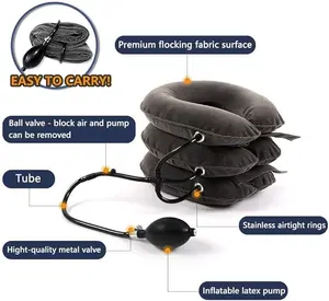 1 Pack Inflatable Neck Stretcher And Traction Pillow to Alleviate Neck Discomfort And Stress Wherever And Whenever You Are, Soothing Your Mood. It'S an Ideal Holiday Gift for Both Friends And Family.