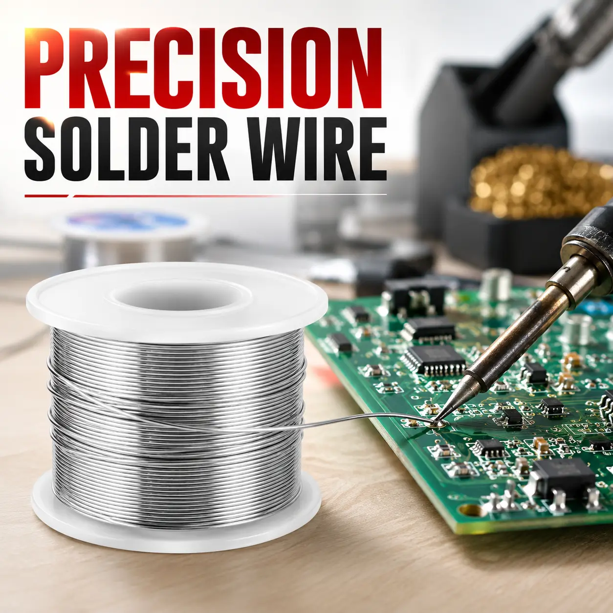 Electrical Soldering Wire Sn60 Pb40 0.8mm 1.7% Flux Rosin Core Tin Lead Wire 1lb-1465