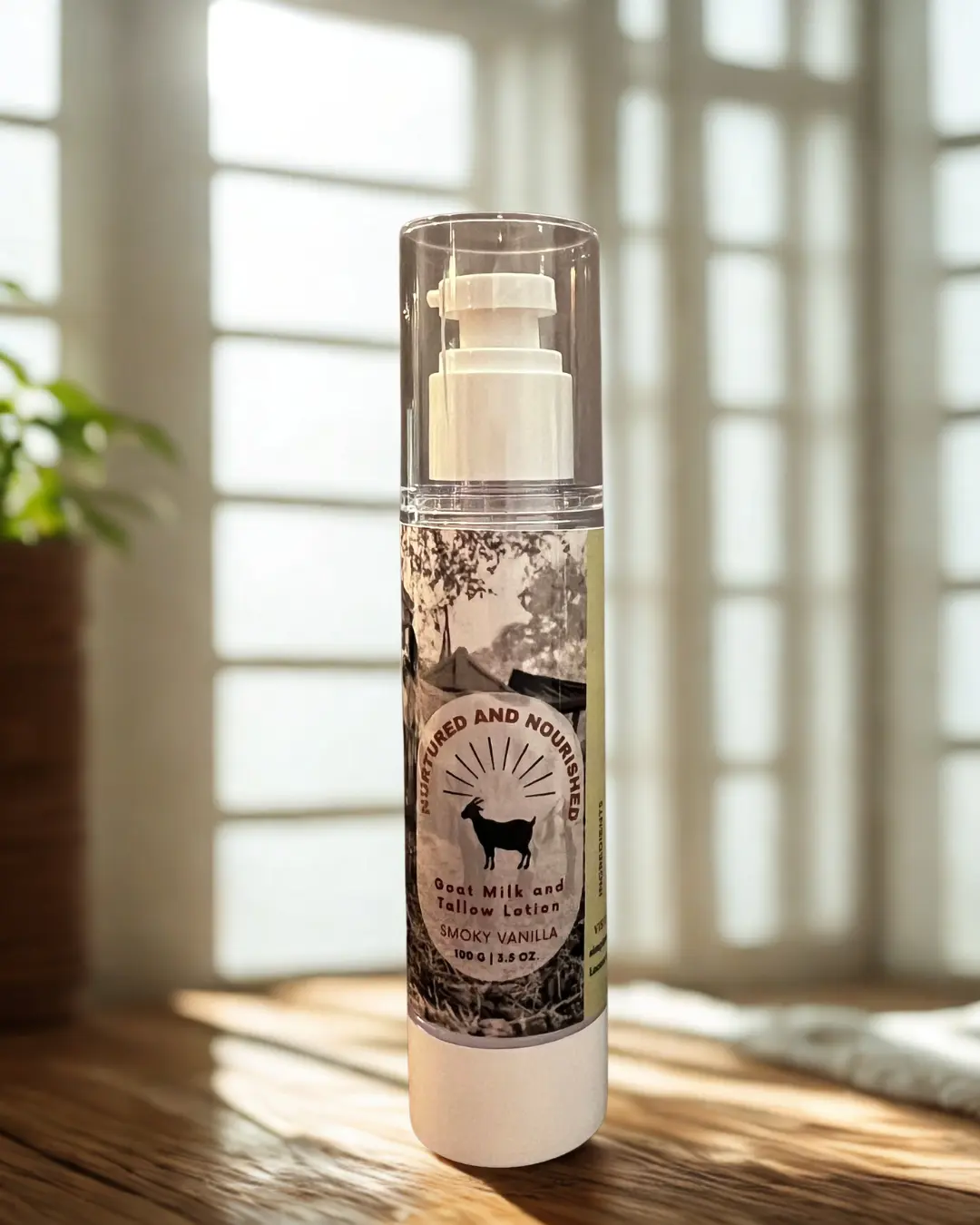 Smoky Vanilla Goat Milk and Tallow Lotion