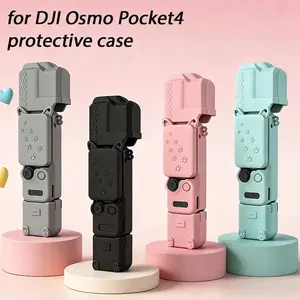 Shockproof Silicone Case For DJI Osmo Pocket 4 - Includes Body Sleeve Screen Protector Cover Accessories