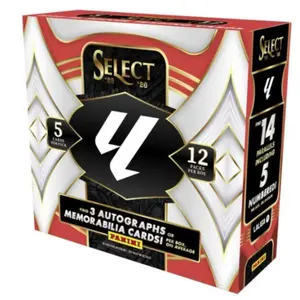1 (ONE) Pack of 2025/26 Panini Select La Liga Soccer Hobby Box