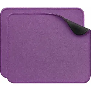 2-Pack Large Mousepad with Non-Slip Rubber Base,    Pad with Anti-fray Stitching,  Pads for Laptop PC & Office  Desk ()