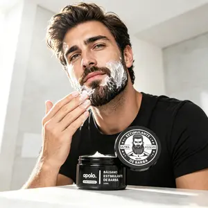 Apolo Ultra Potente Minoxidil Beard Growth Cream, Men's Thickening Formula, Stimulates Follicles, Repairs Sparse Beard & Improves Beard Alopecia