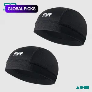 SHINEMEOTH Sports Cap, 2Counts/set Sweat-absorbing and Breathable Sports Cap, Essential for Internet Professionals, Cycling Helmet Inner Hat, Cycling Accessories