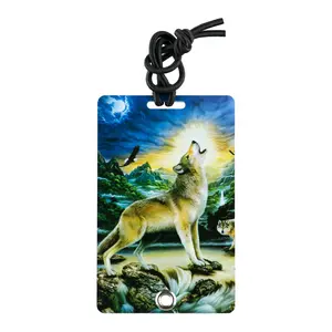 212 MAIN PVC Luggage Tag - 2045 Waterproof PVC Tag, Stylish Design, Secure Hold, Hidden Info, Rivet Fastener, Travel Accessories for Backpacks, Pet Carriers